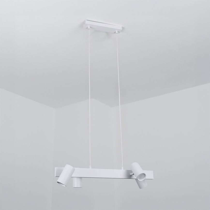 BRILAGI - Lestenec na vrvici SELE 4xGU10/30W/230V bela