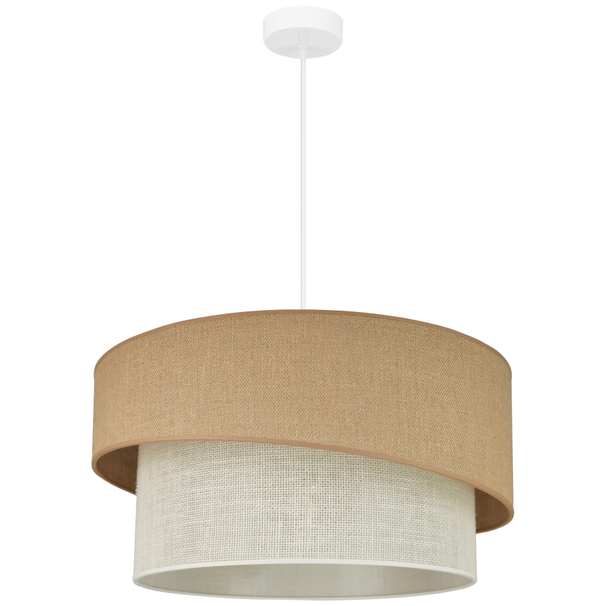 Brilagi - Lestenec na vrvici SHINE 1xE27/15W/230V pr. 50 cm bež/krem barva