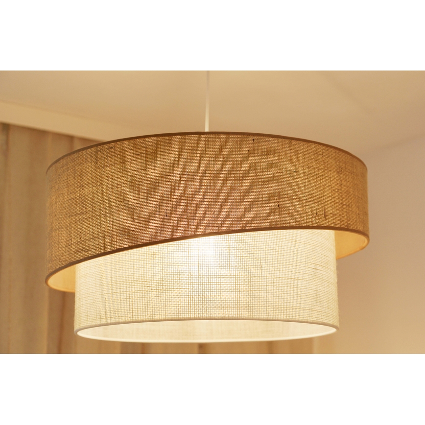 Brilagi - Lestenec na vrvici SHINE 1xE27/15W/230V pr. 50 cm bež/krem barva