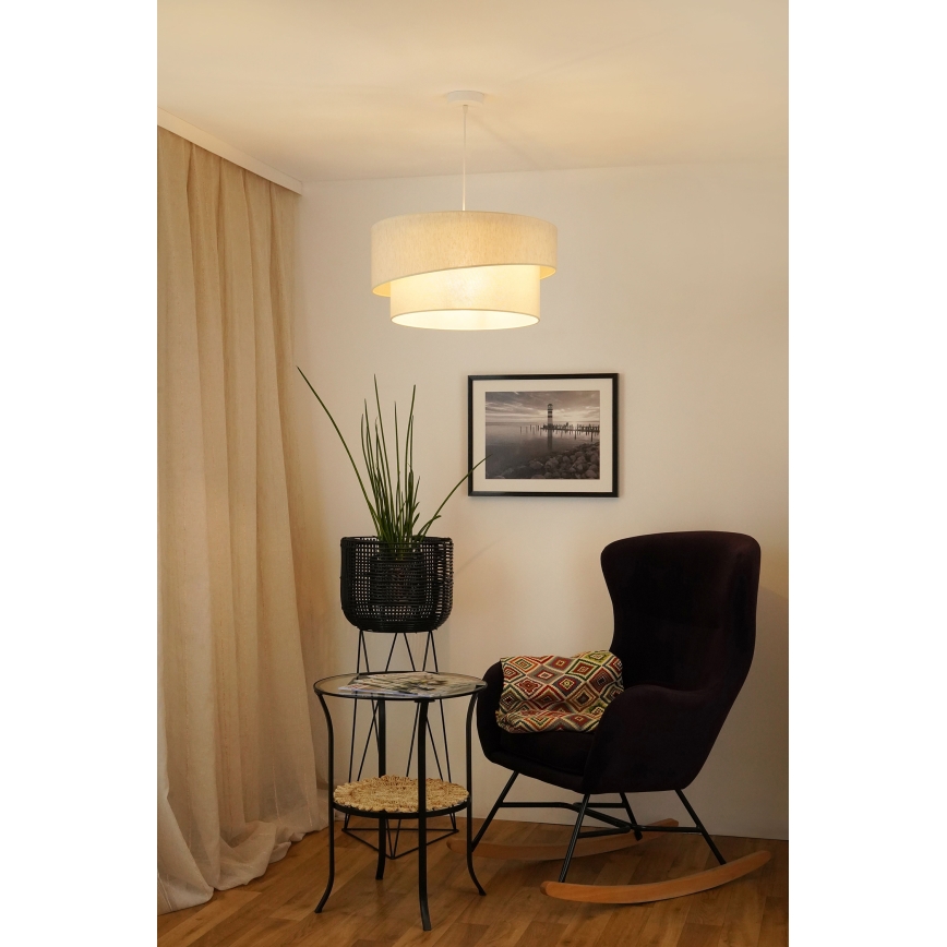 Brilagi - Lestenec na vrvici SHINE 1xE27/15W/230V pr. 50 cm krem barva