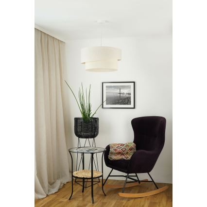Brilagi - Lestenec na vrvici SHINE 1xE27/15W/230V pr. 50 cm krem barva