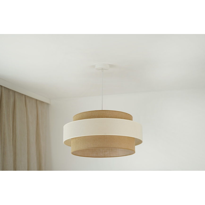 Brilagi - Lestenec na vrvici SPACE LIGHT 1xE27/15W/230V pr. 50 cm bež/krem barva