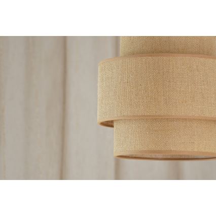 Brilagi - Lestenec na vrvici SPACE YUTE 1xE27/15W/230V pr. 25 cm bež/bela