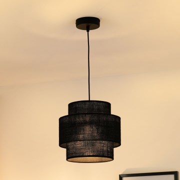 Brilagi - Lestenec na vrvici SPACE YUTE 1xE27/15W/230V pr. 25 cm črna