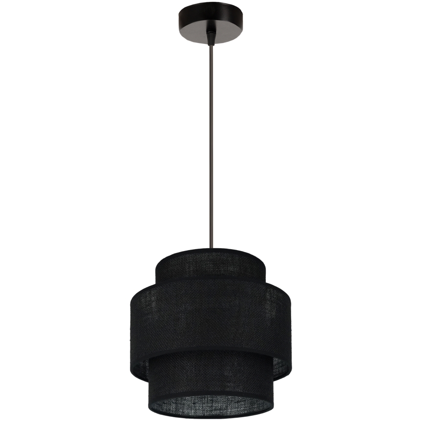 Brilagi - Lestenec na vrvici SPACE YUTE 1xE27/15W/230V pr. 25 cm črna