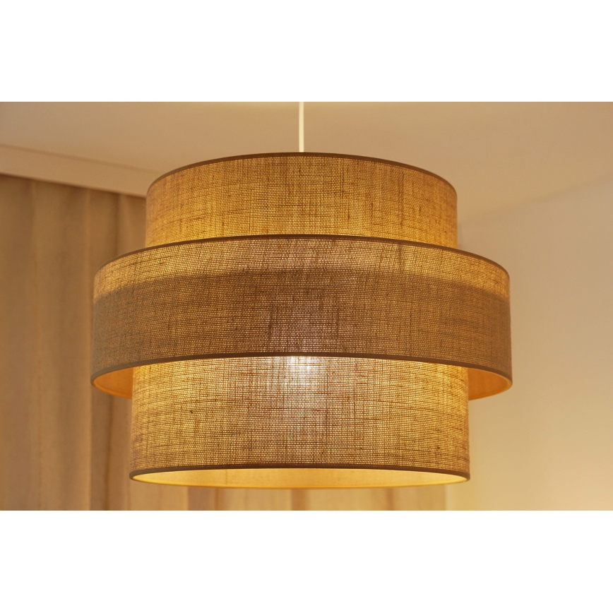 Brilagi - Lestenec na vrvici SPACE YUTE 1xE27/15W/230V pr. 50 cm bež/bela