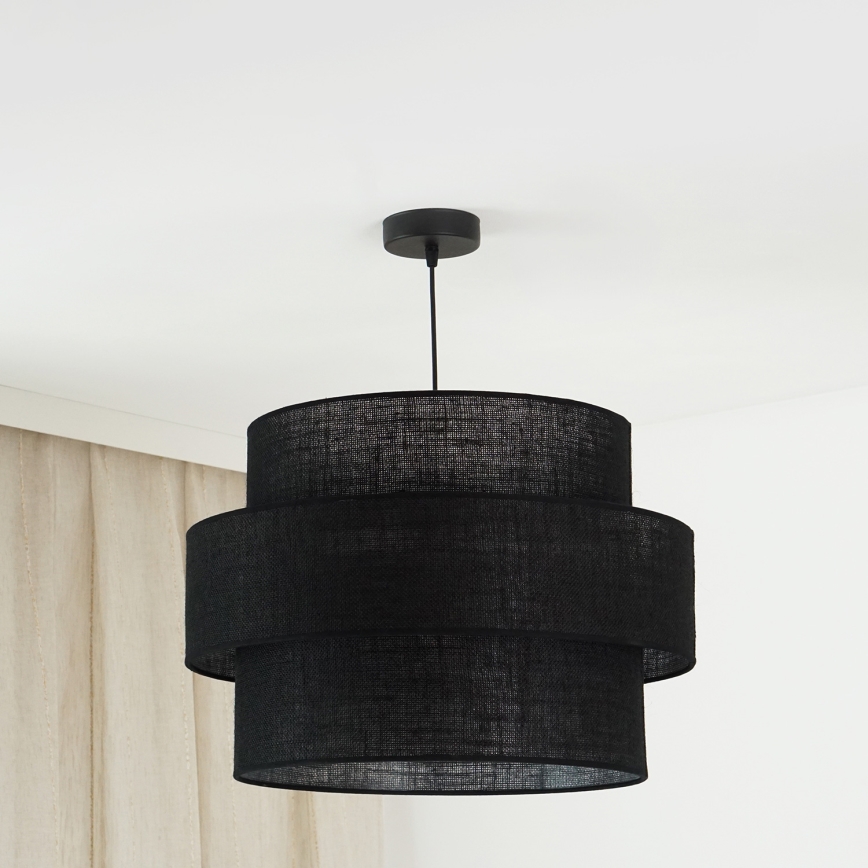 Brilagi - Lestenec na vrvici SPACE YUTE 1xE27/15W/230V pr. 50 cm črna