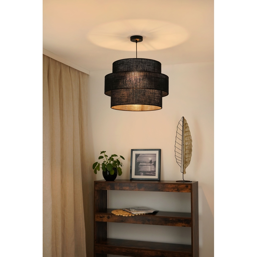 Brilagi - Lestenec na vrvici SPACE YUTE 1xE27/15W/230V pr. 50 cm črna