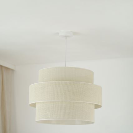 Brilagi - Lestenec na vrvici SPACE YUTE 1xE27/15W/230V pr. 50 cm krem barva/bela