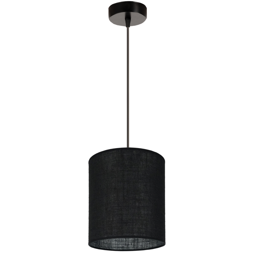 Brilagi - Lestenec na vrvici TUBES 1xE27/15W/230V pr. 20 cm črna