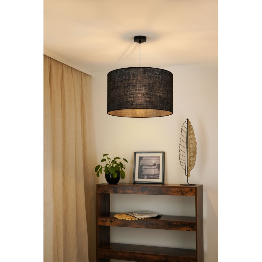 Brilagi - Lestenec na vrvici TUBES ROLLER 1xE27/15W/230V pr. 50 cm črna