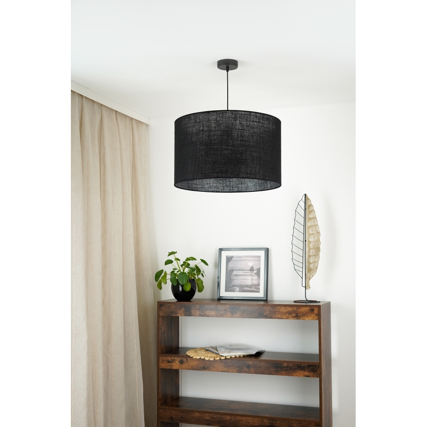 Brilagi - Lestenec na vrvici TUBES ROLLER 1xE27/15W/230V pr. 50 cm črna
