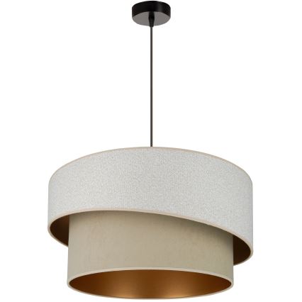 Brilagi - Lestenec na vrvici VEGAS SHINE 1xE27/15W/230V pr. 50 cm krem barva/bež