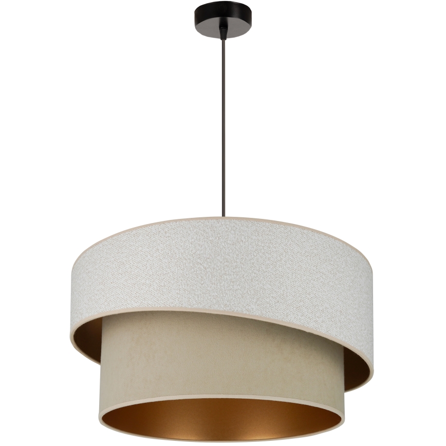 Brilagi - Lestenec na vrvici VEGAS SHINE 1xE27/15W/230V pr. 50 cm krem barva/bež