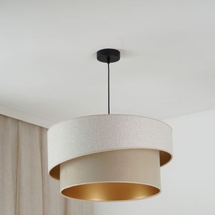 Brilagi - Lestenec na vrvici VEGAS SHINE 1xE27/15W/230V pr. 50 cm krem barva/bež