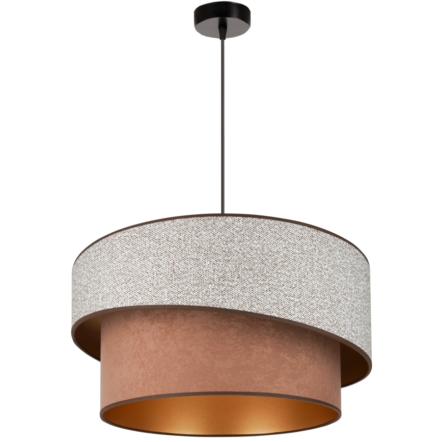Brilagi - Lestenec na vrvici VEGAS SHINE 1xE27/15W/230V pr. 50 cm siva/rjava