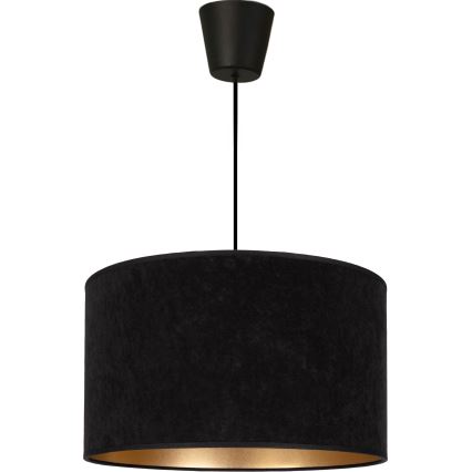 Brilagi - Lestenec na vrvici VELVET 1xE27/60W/230V Ø 40 cm črna/zlata