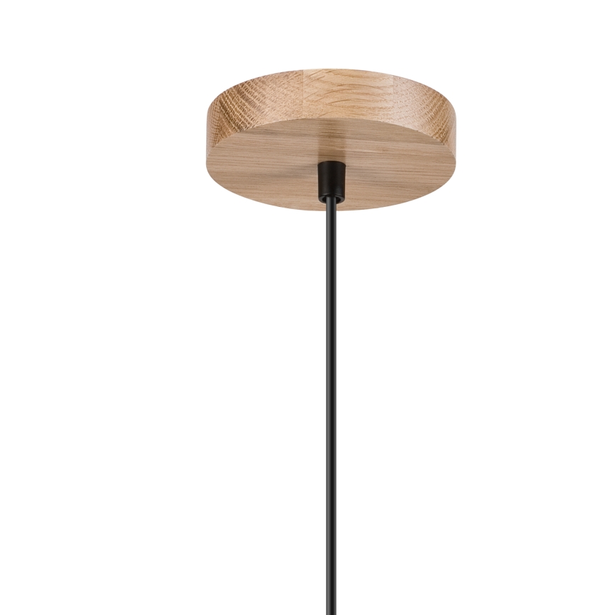 Brilagi - Lestenec na vrvici WOODY BASKET 1xE27/60W/230V hrast