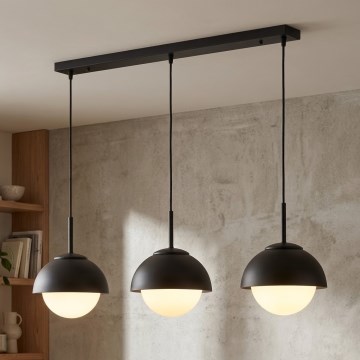 BRILAGI - Lestenec na žici COSMO 3xE27/60W/230V črna