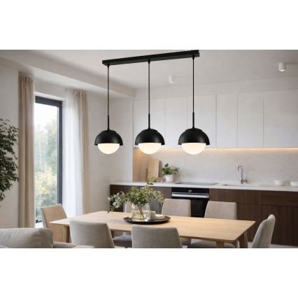BRILAGI - Lestenec na žici COSMO 3xE27/60W/230V črna