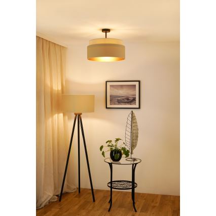 Brilagi - Lestenec OREGON VEGE 1xE27/15W/230V pr. 45 cm bež