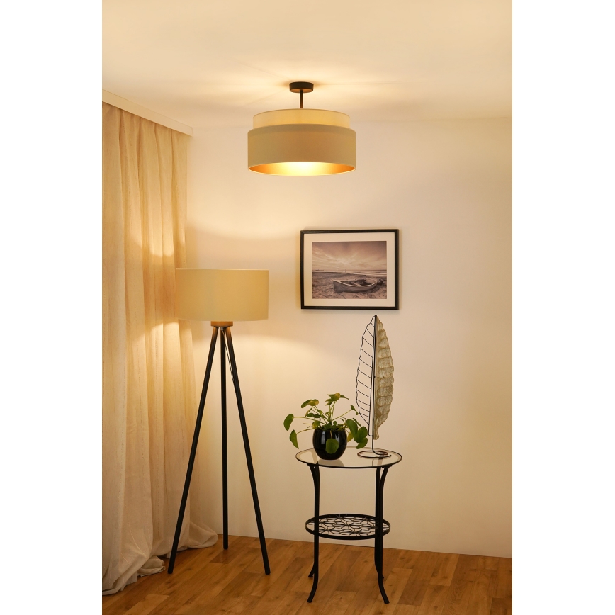 Brilagi - Lestenec OREGON VEGE 1xE27/15W/230V pr. 45 cm bež