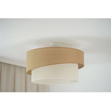 Brilagi - Lestenec SHINE 1xE27/15W/230V pr. 50 cm bež/krem barva