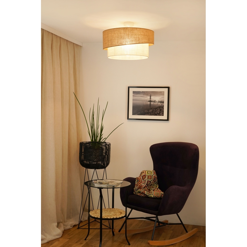 Brilagi - Lestenec SHINE 1xE27/15W/230V pr. 50 cm bež/krem barva