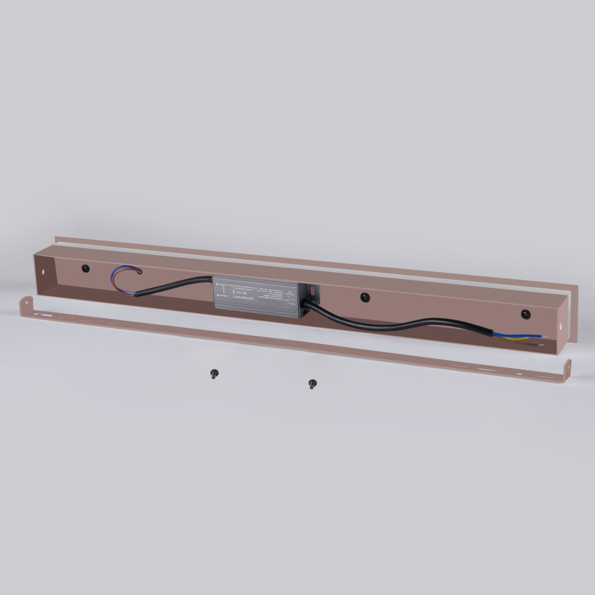 Brilagi - LED zunanja stenska svetilka LINEAR LED/12W/230V 3000K IP65 50 cm rjava CRI 90