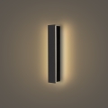 Brilagi - LINEAR LED zunanja stenska svetilka, 8W, 230V, 3000K, IP65, 30 cm, črna, CRI 90