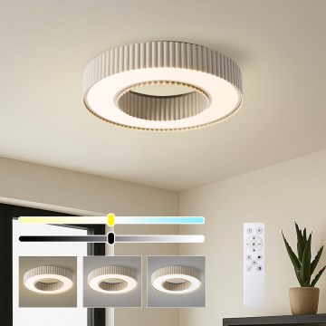 Brilagi - LUMIX LED stropna svetilka z nastavljivo svetlostjo LED/48W/230V 3000-6000K, bež, premer 50 cm + daljinski upravljalnik