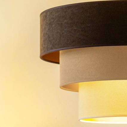 Brilagi - Luster na kablu LUNETA 1xE27/60W/230V premer 40 cm rjava/bež/kremna