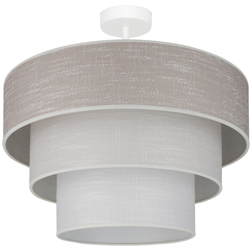 Brilagi - Nadgradni lestenec ALASKA LUNETA 1xE27/15W/230V pr. 45 cm siva/krem barva