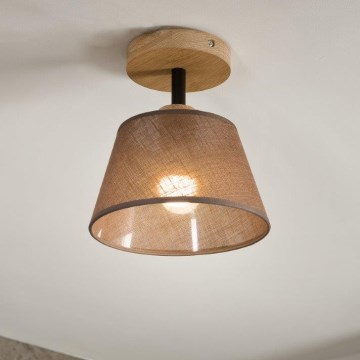 Brilagi - Nadgradni lestenec ANTHONY 1xE14/60W/230V hrast/rjava