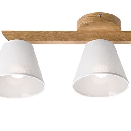 Brilagi - Nadgradni lestenec ANTHONY 3xE14/40W/230V hrast/bela