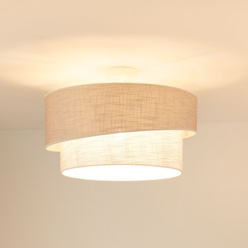 Brilagi - Nadgradni lestenec DOVER SHINE 1xE27/15W/230V pr. 50 cm siva/krem barva