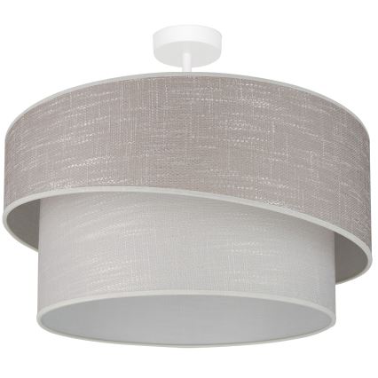 Brilagi - Nadgradni lestenec DOVER SHINE 1xE27/15W/230V pr. 50 cm siva/krem barva