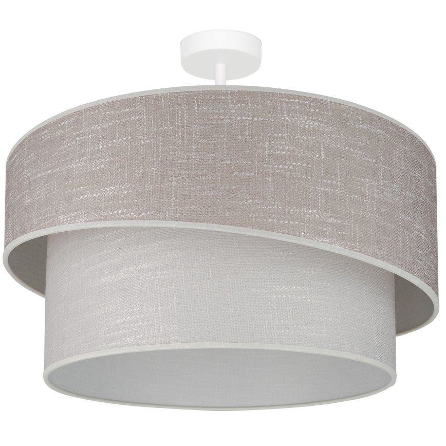 Brilagi - Nadgradni lestenec DOVER SHINE 1xE27/15W/230V pr. 50 cm siva/krem barva