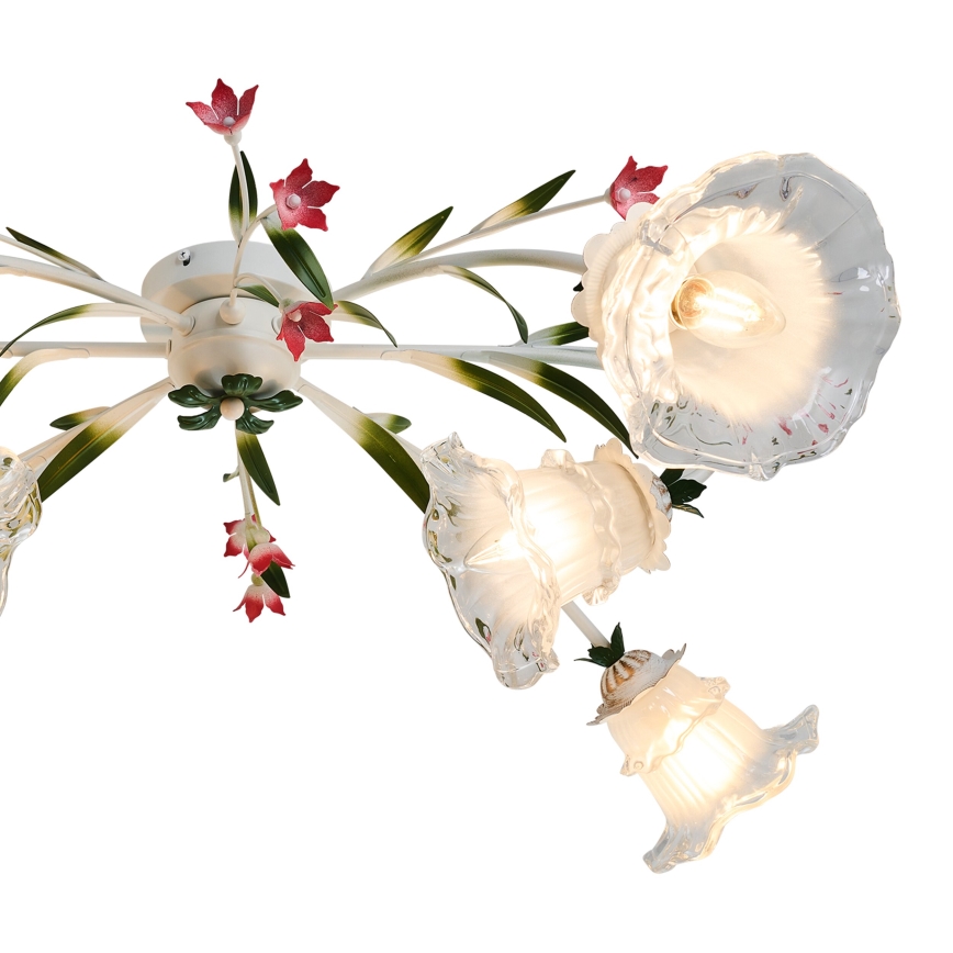 Brilagi - Nadgradni lestenec FLORA 6xE14/60W/230V