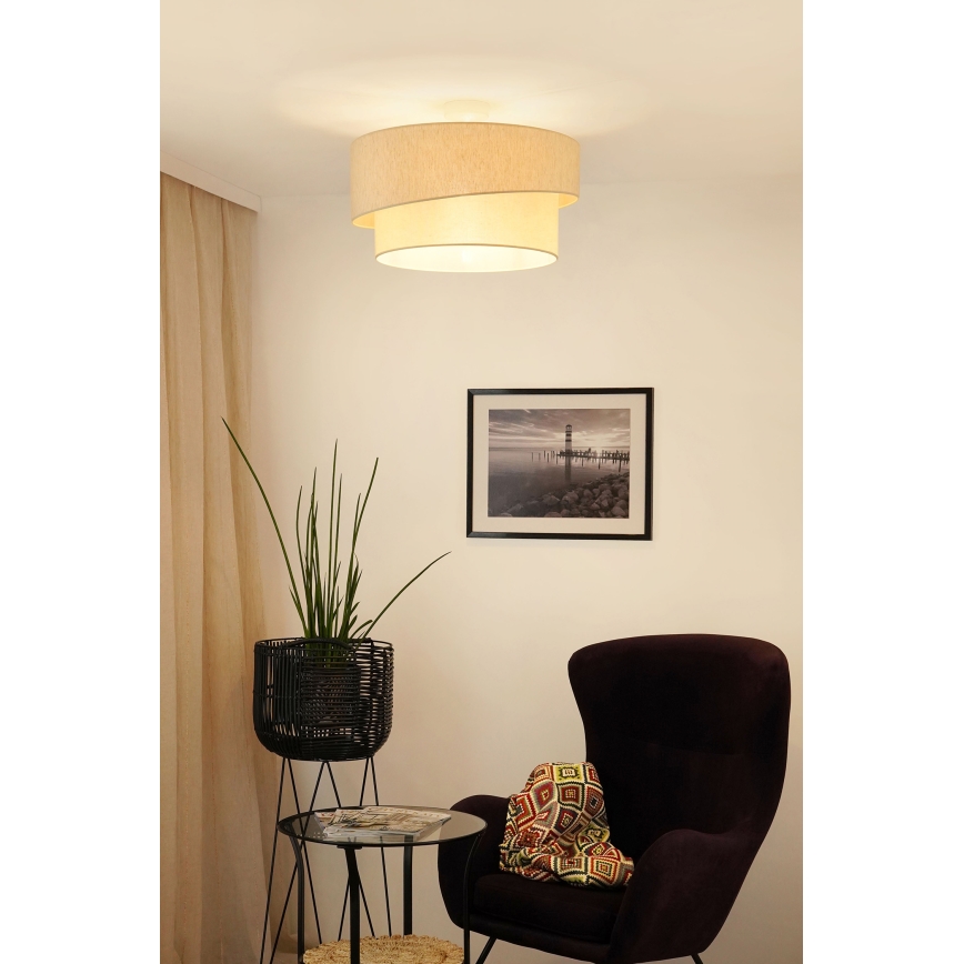 Brilagi - Nadgradni lestenec SHINE 1xE27/15W/230V pr. 50 cm krem barva