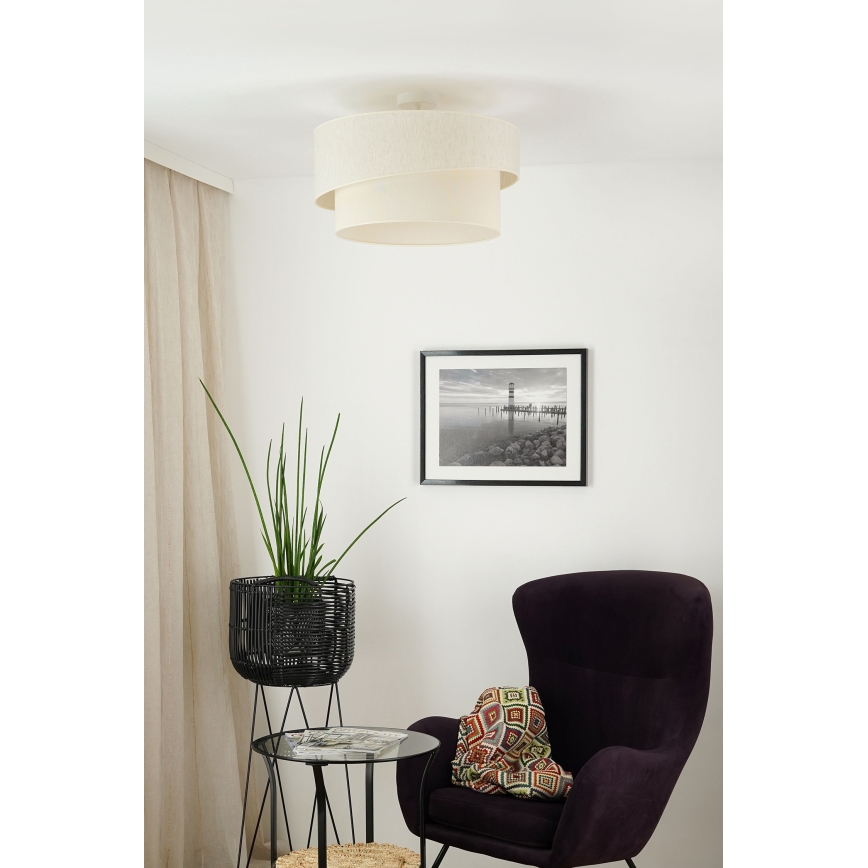 Brilagi - Nadgradni lestenec SHINE 1xE27/15W/230V pr. 50 cm krem barva