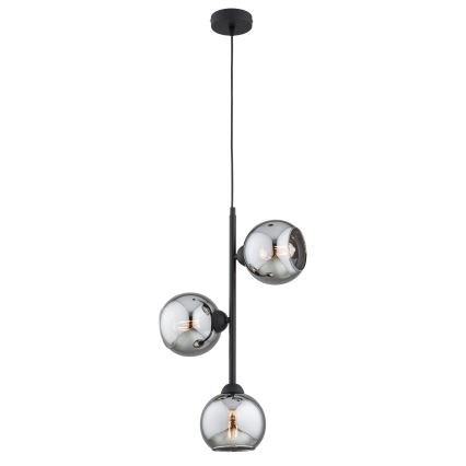 Brilagi - Nadomestno steklo za lestenec DIOR E27, premer 15 cm, dimno sivo
