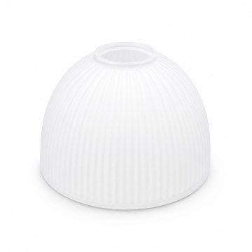Brilagi - Nadomestno steklo za lestenec in stensko svetilo ANTICO MODERN E27, premer 14,5 cm, belo