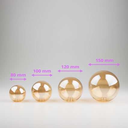 Brilagi - Nadomestno steklo za lestenec, stensko svetilko in svetilko MISTEL, MILLA pr. 8 cm zlata