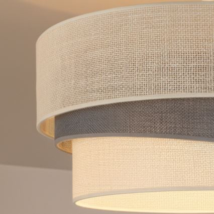 Brilagi - Nadometna stropna svetilka TRIO 1xE27/60W/230V, premer 40 cm, kremna/siva