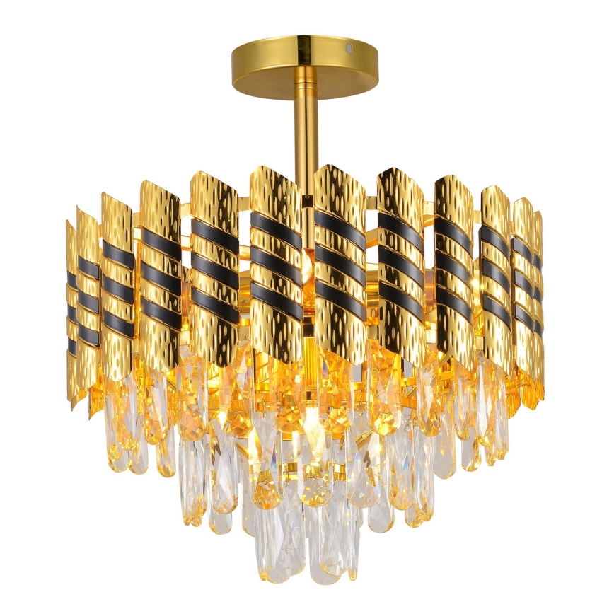 Brilagi - Nadometni lestenec CRISTAL 5xE14/40W/230V, premer 38 cm