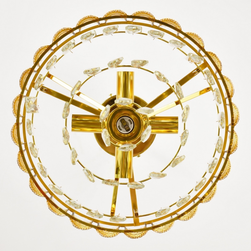 Brilagi - Nadometni lestenec CRISTAL 5xE14/40W/230V, premer 38 cm