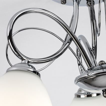 Brilagi - Nadometni lestenec FRED 3xE27/60W/230V Ø 59 cm sijajni krom