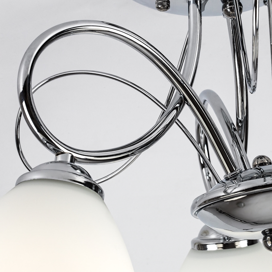 Brilagi - Nadometni lestenec FRED 3xE27/60W/230V Ø 59 cm sijajni krom