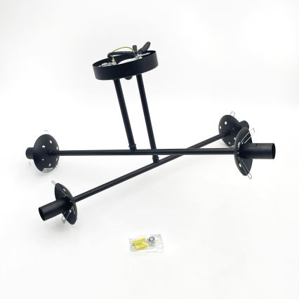 Brilagi - Nadometni lestenec MALIVA 4xE14/15W/230V črna/bela